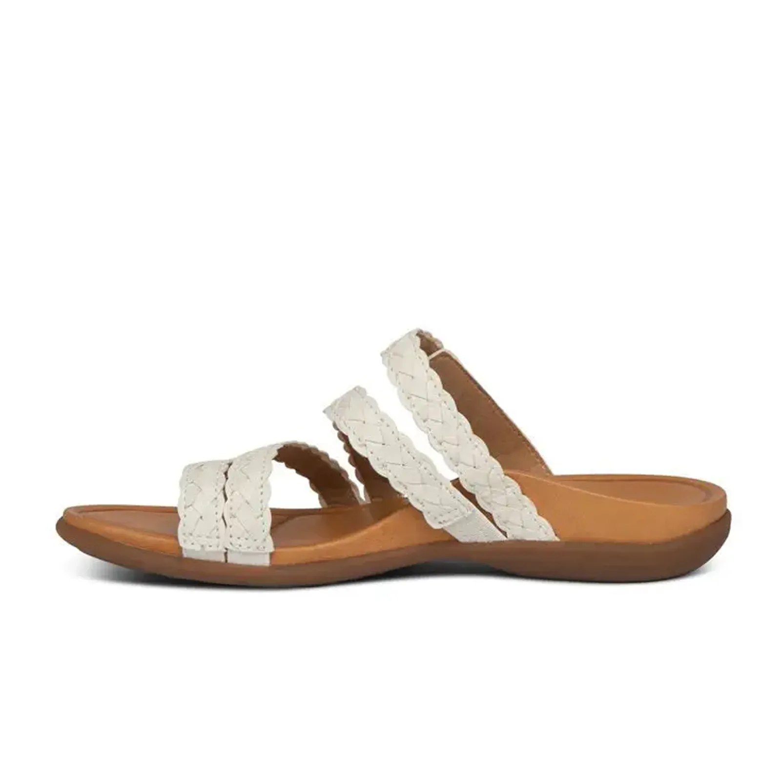 Aetrex Brielle Slide Sandal (Women) - White