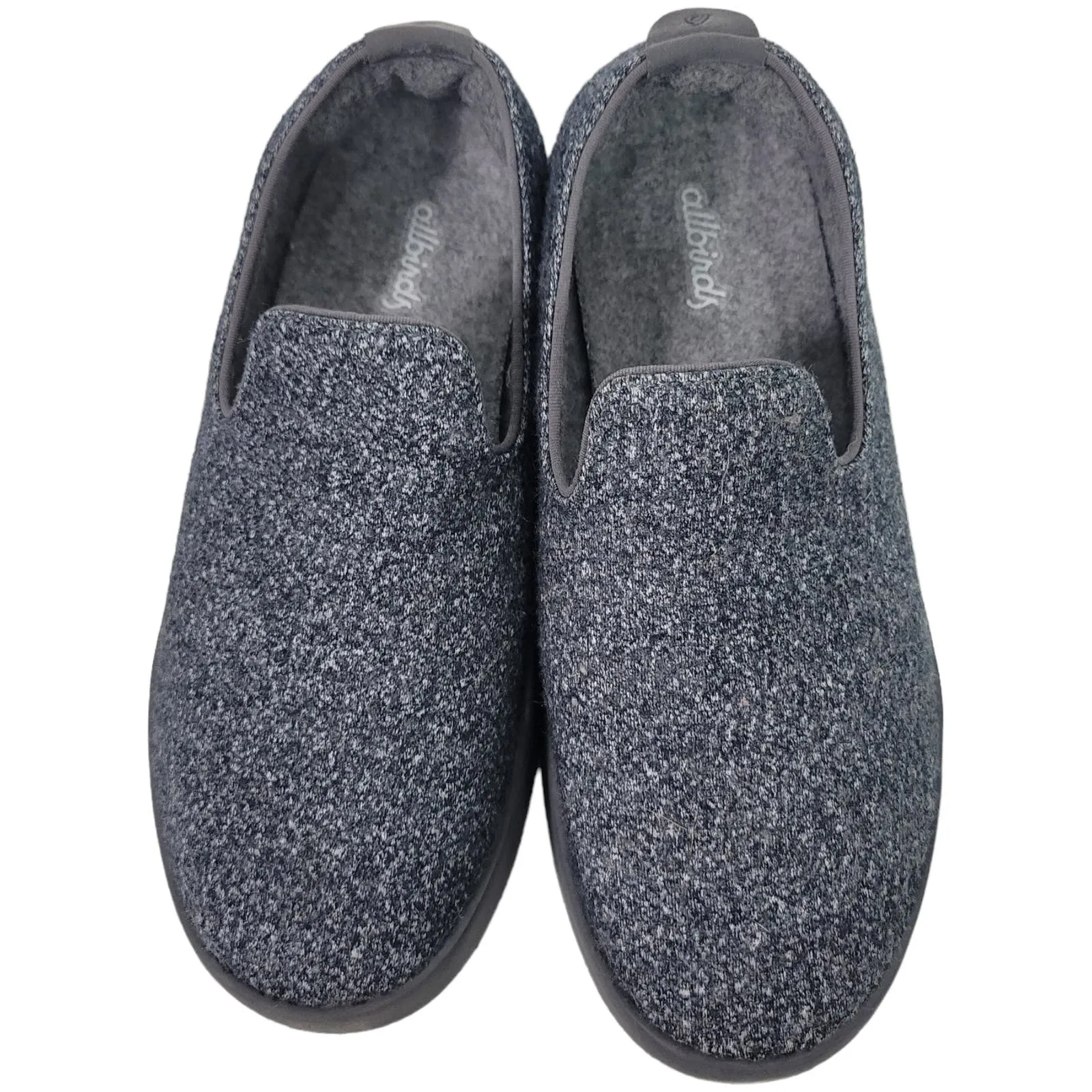 Allbirds Lounger Grey Flats Loafers Wool Round Toe Slip On Sneaker Shoes Washable Comfort Size 7