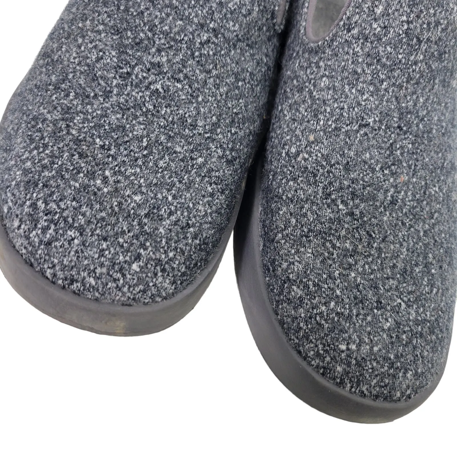 Allbirds Lounger Grey Flats Loafers Wool Round Toe Slip On Sneaker Shoes Washable Comfort Size 7