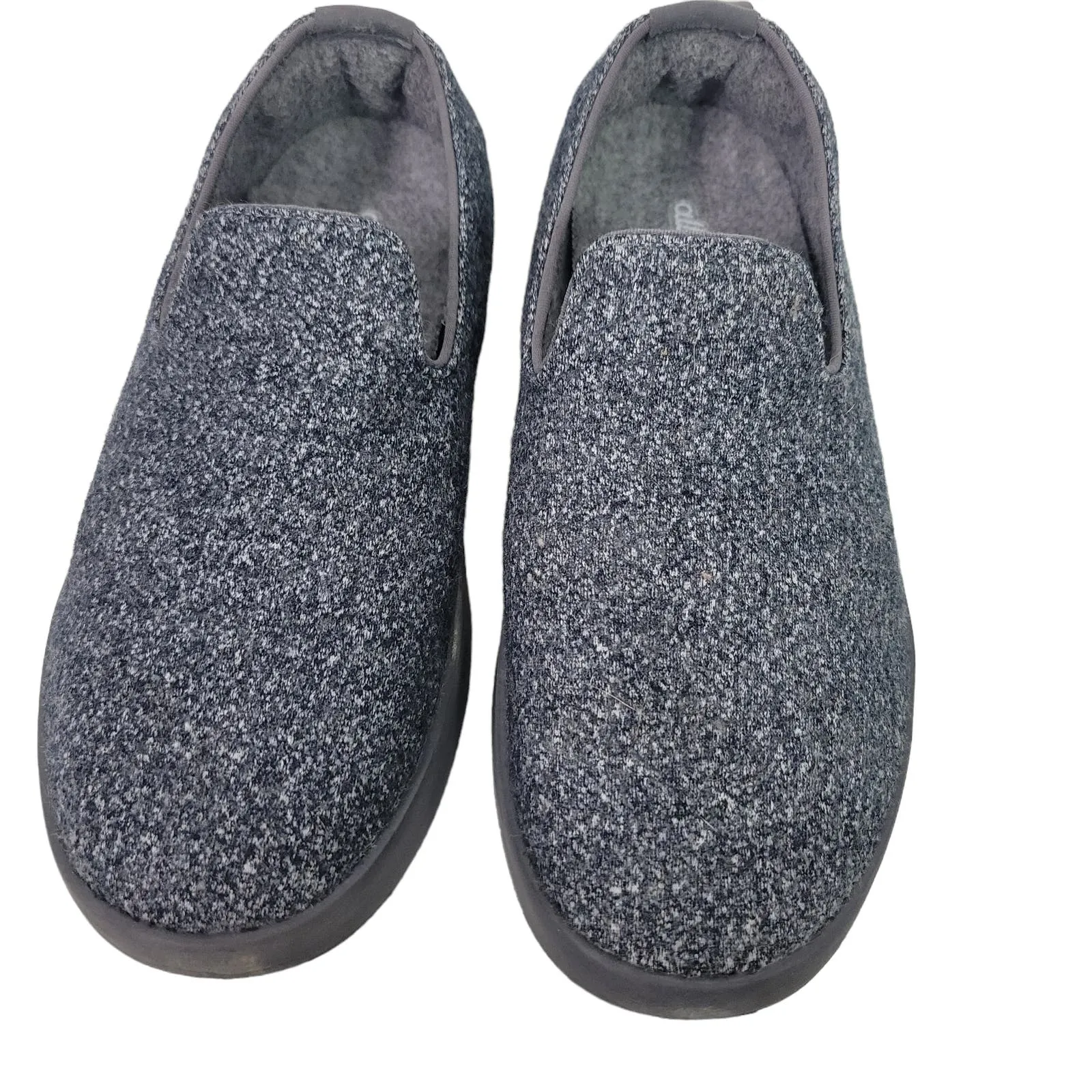 Allbirds Lounger Grey Flats Loafers Wool Round Toe Slip On Sneaker Shoes Washable Comfort Size 7