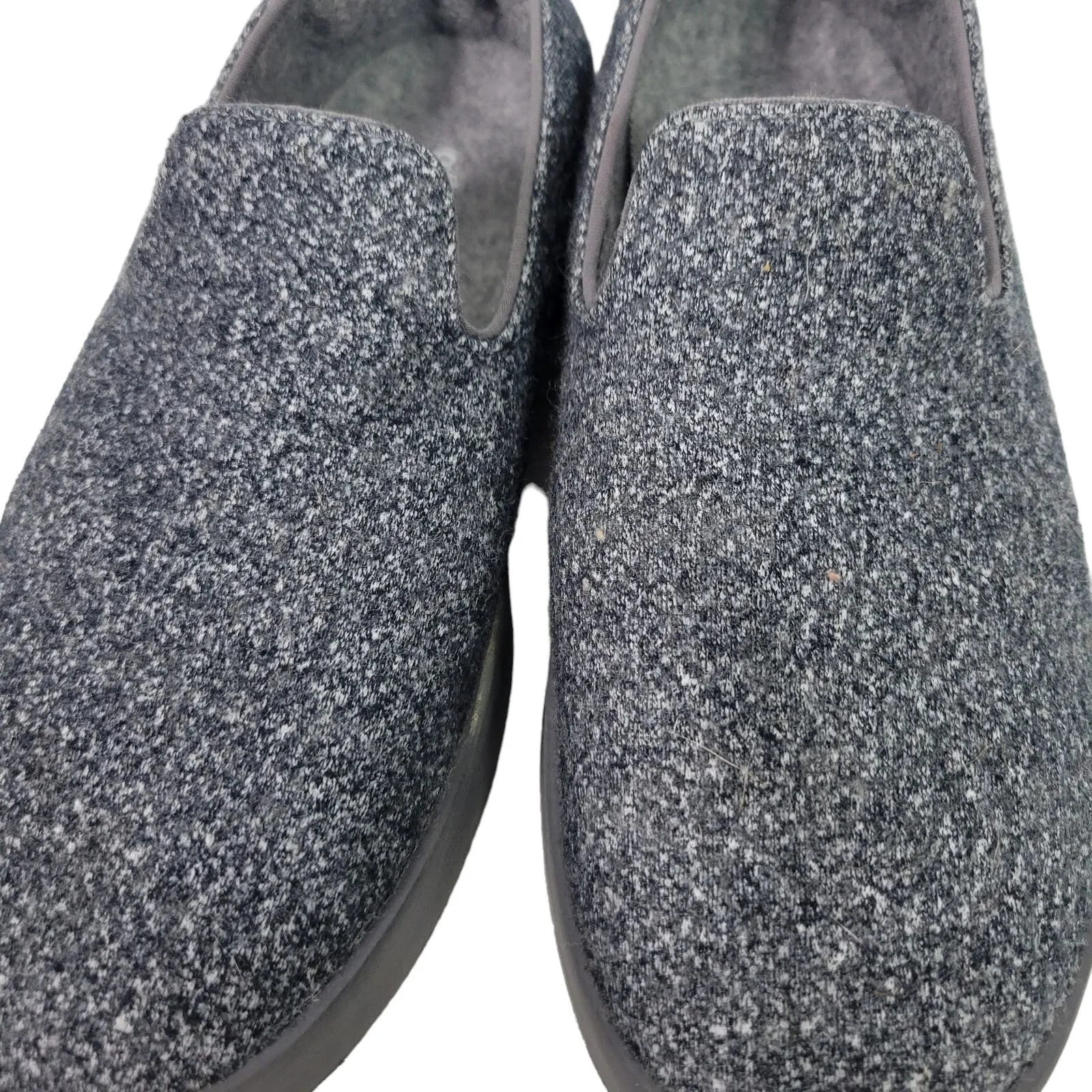 Allbirds Lounger Grey Flats Loafers Wool Round Toe Slip On Sneaker Shoes Washable Comfort Size 7