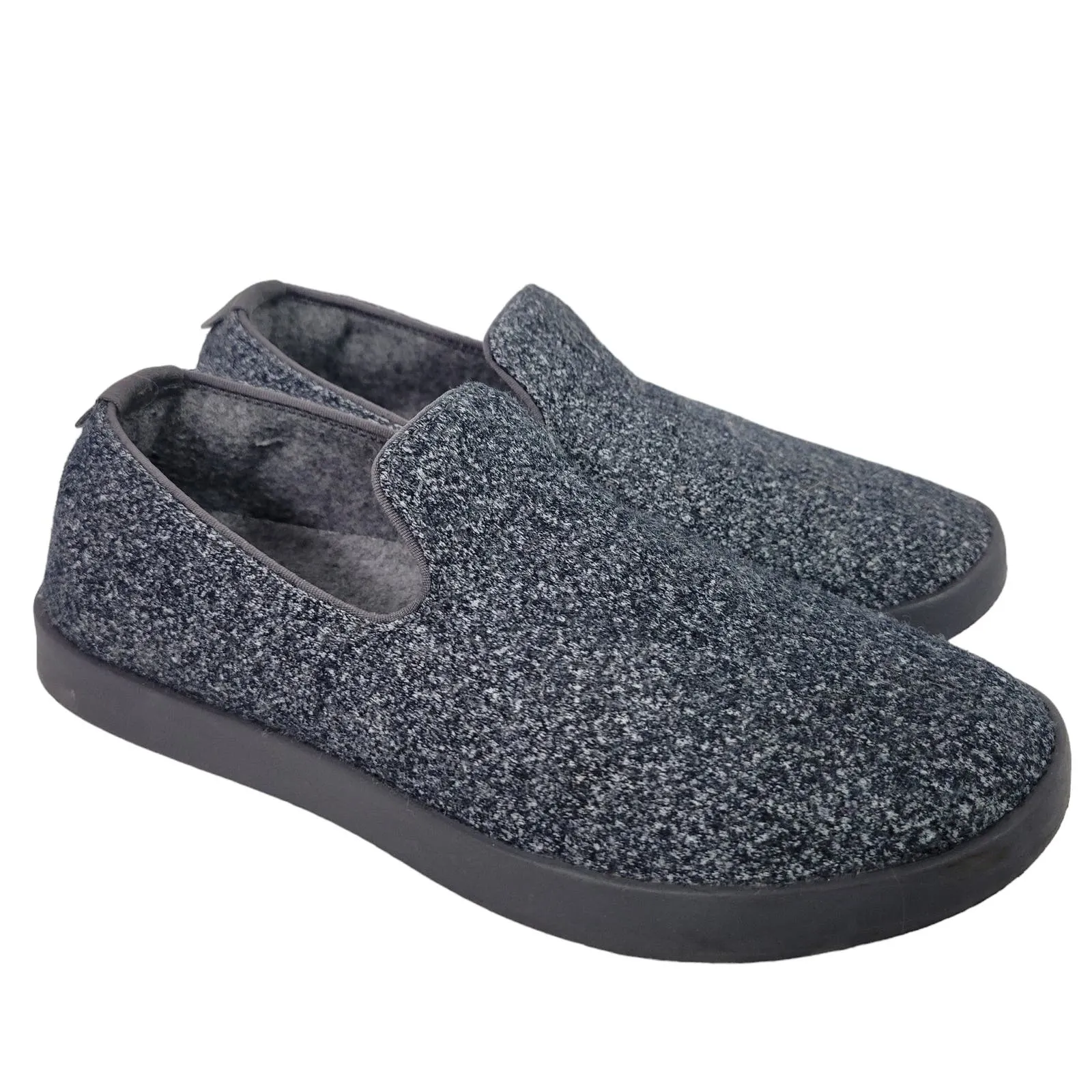 Allbirds Lounger Grey Flats Loafers Wool Round Toe Slip On Sneaker Shoes Washable Comfort Size 7