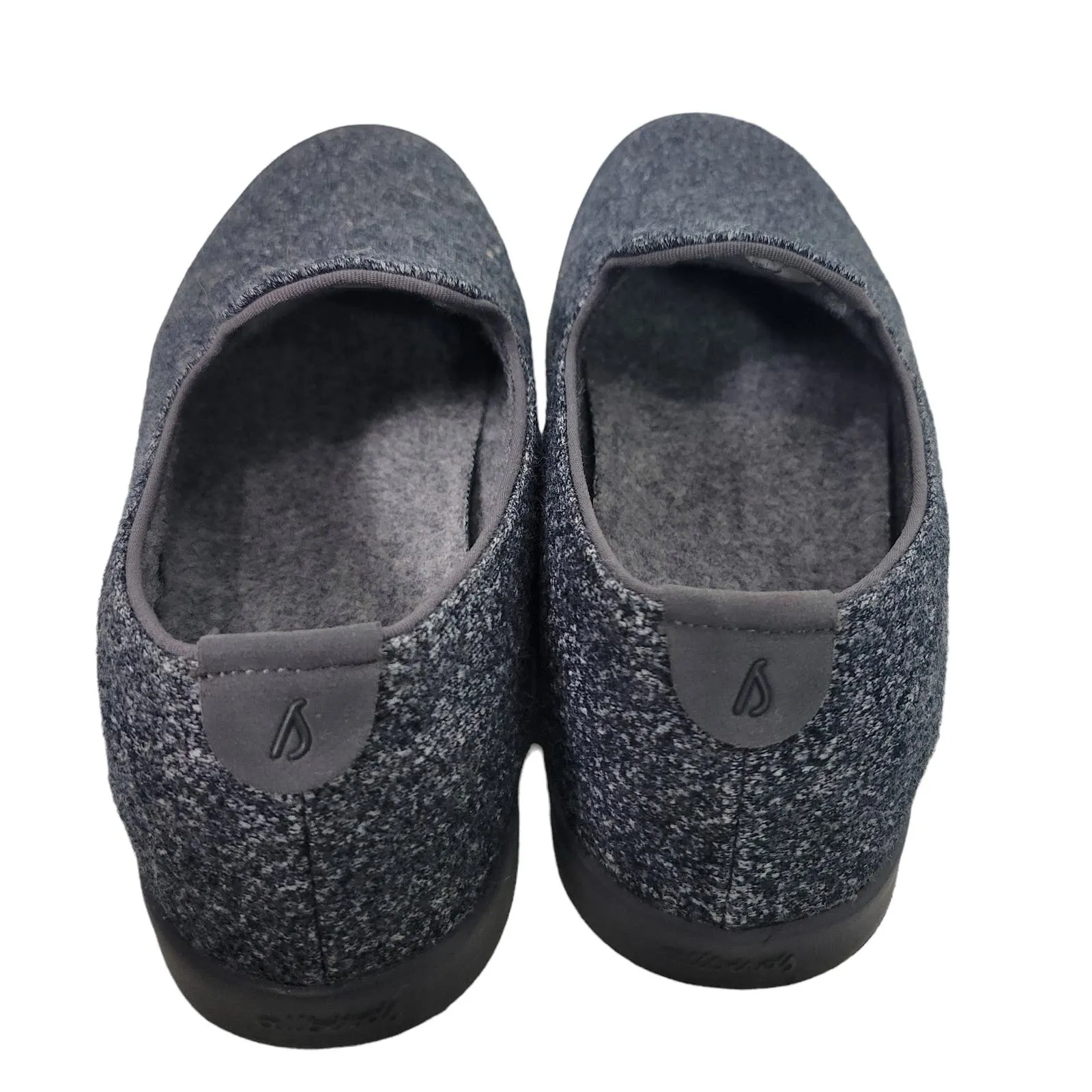 Allbirds Lounger Grey Flats Loafers Wool Round Toe Slip On Sneaker Shoes Washable Comfort Size 7