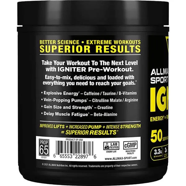 ALLMAX Nutrition Sport Igniter