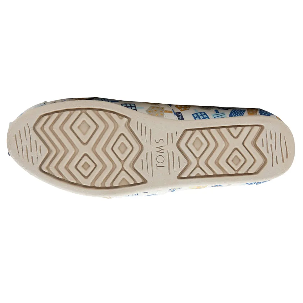 Alpargata Cozy Dreidel Graphic Slip On Flats