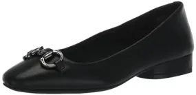 Anne Klein Women's Cora Ballet Flat, Navy, 11