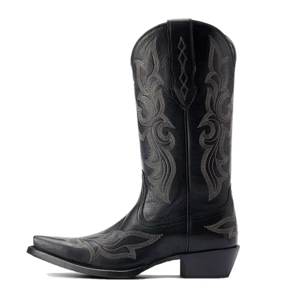 Ariat® Ladies Jennings Stretchfit Black Deertan Western Boots 10044501