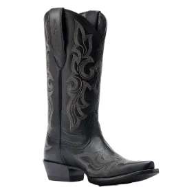 Ariat® Ladies Jennings Stretchfit Black Deertan Western Boots 10044501