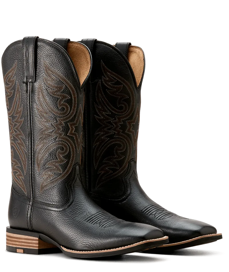 Ariat Men's Black Carbon Ricochet Cowboy Boot