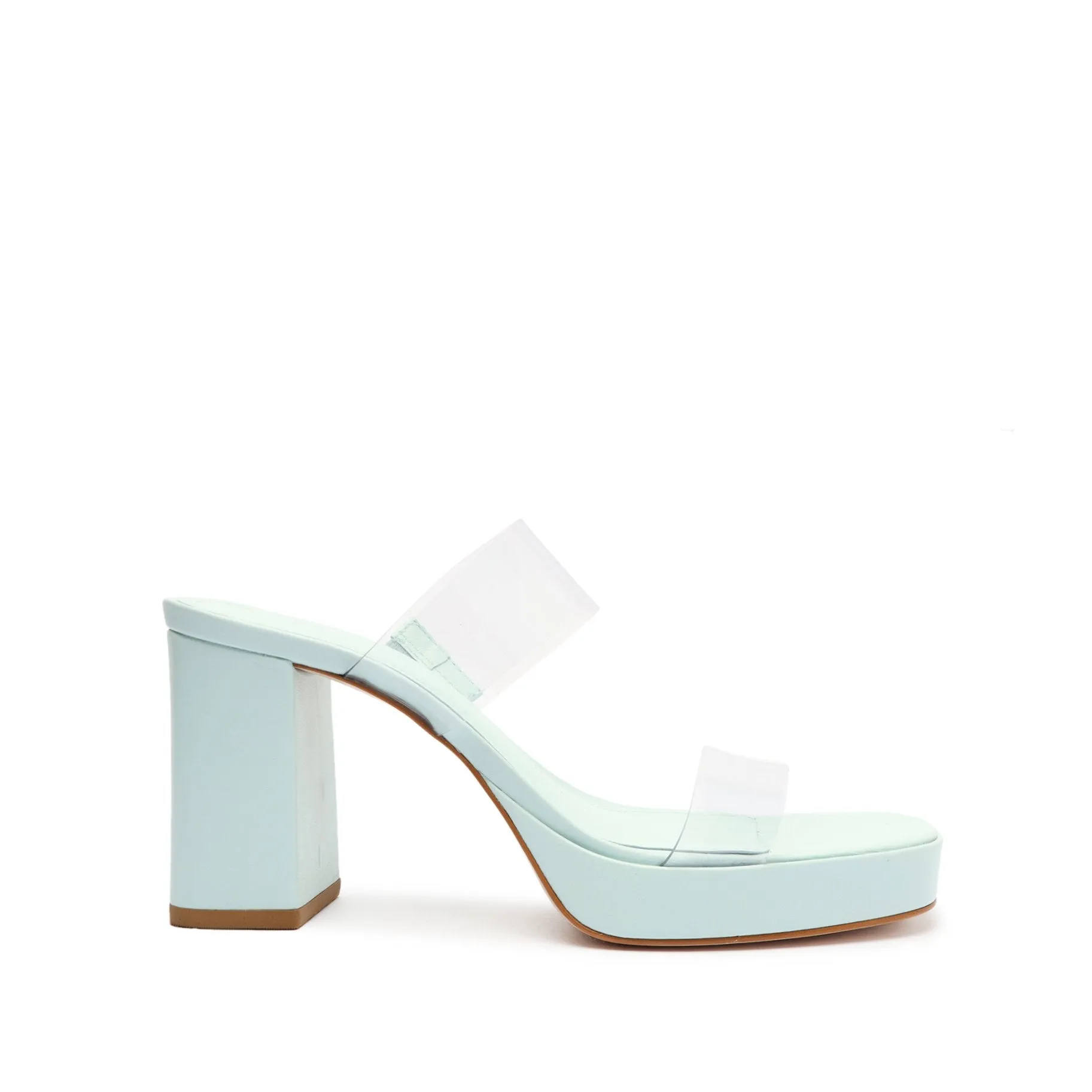 Ariella Platform Vinyl Sandal