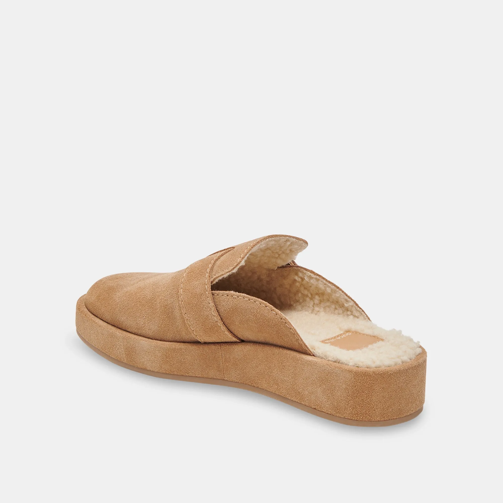 ASTOR PLUSH FLATS DESERT SUEDE - re:vita