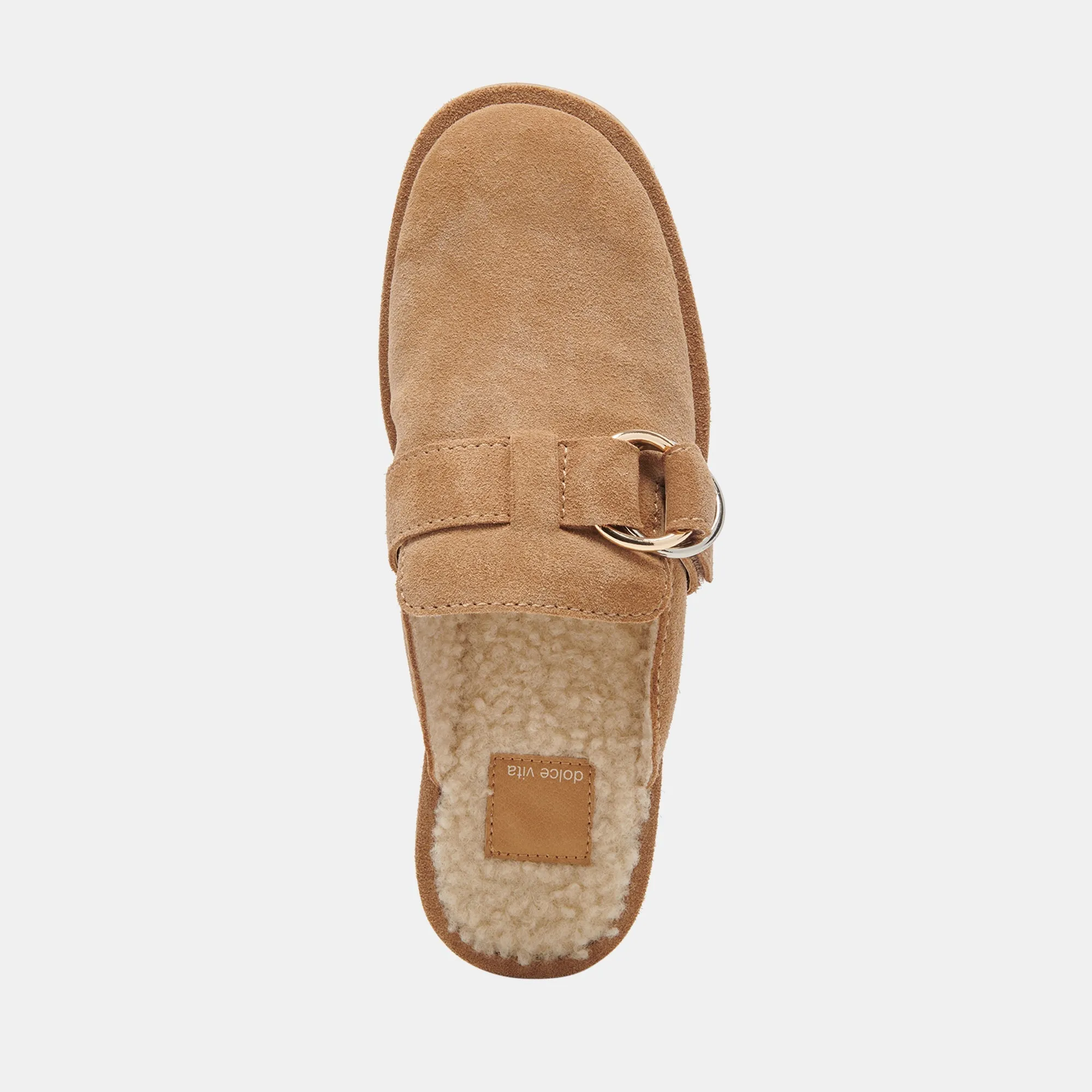 ASTOR PLUSH FLATS DESERT SUEDE - re:vita