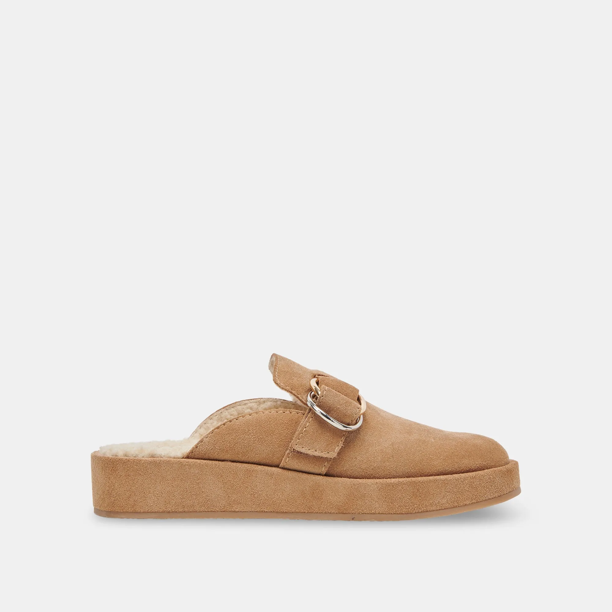 ASTOR PLUSH FLATS DESERT SUEDE - re:vita