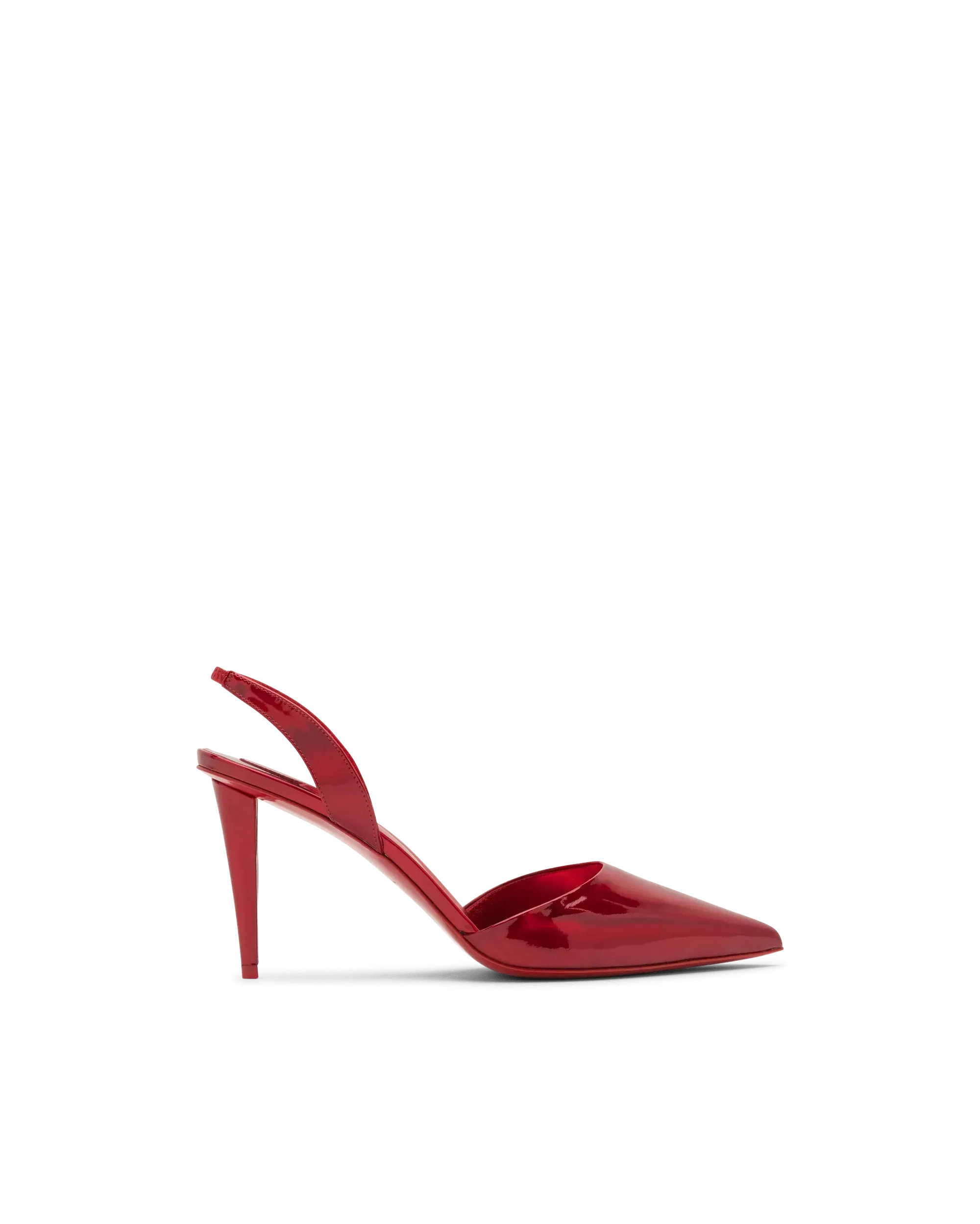 Astrid 85 Patent Leather Slingback Pumps