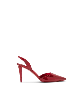 Astrid 85 Patent Leather Slingback Pumps