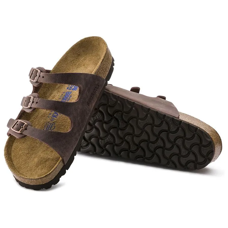 Birkenstock Florida Soft Footbed Oiled Leather Sandals Women's