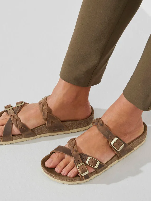 BIRKENSTOCK Franca Sandal: Oiled Leather