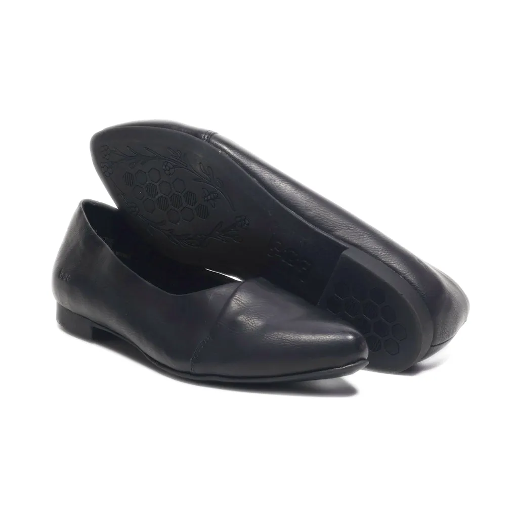 B.O.C Ballerinas Leather Black Colour For Women