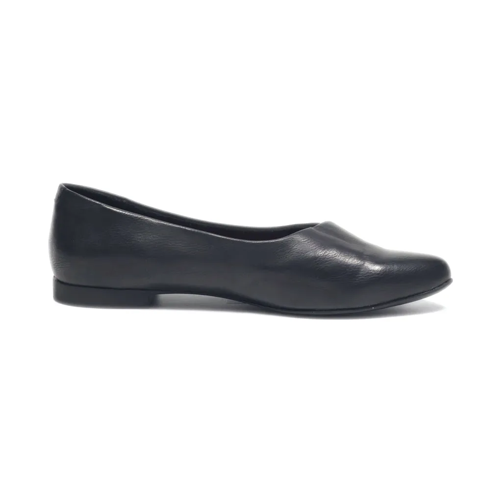 B.O.C Ballerinas Leather Black Colour For Women