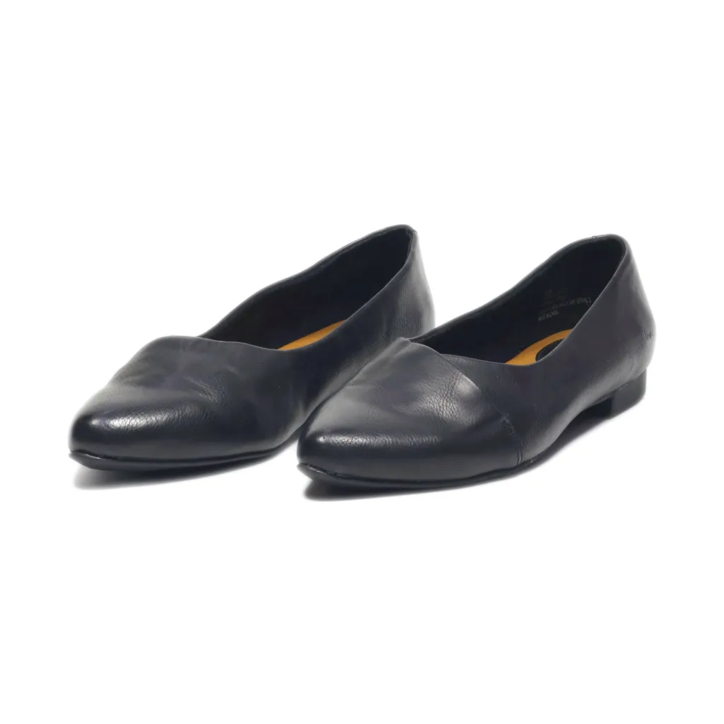 B.O.C Ballerinas Leather Black Colour For Women