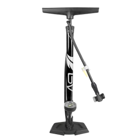 BV Steel Bike Floor Pump with Gauge | BV-GF55E-BK