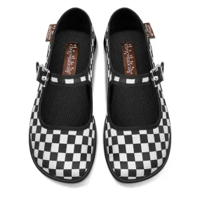 Chocolaticas® Checkers Women's Mary Jane Flat