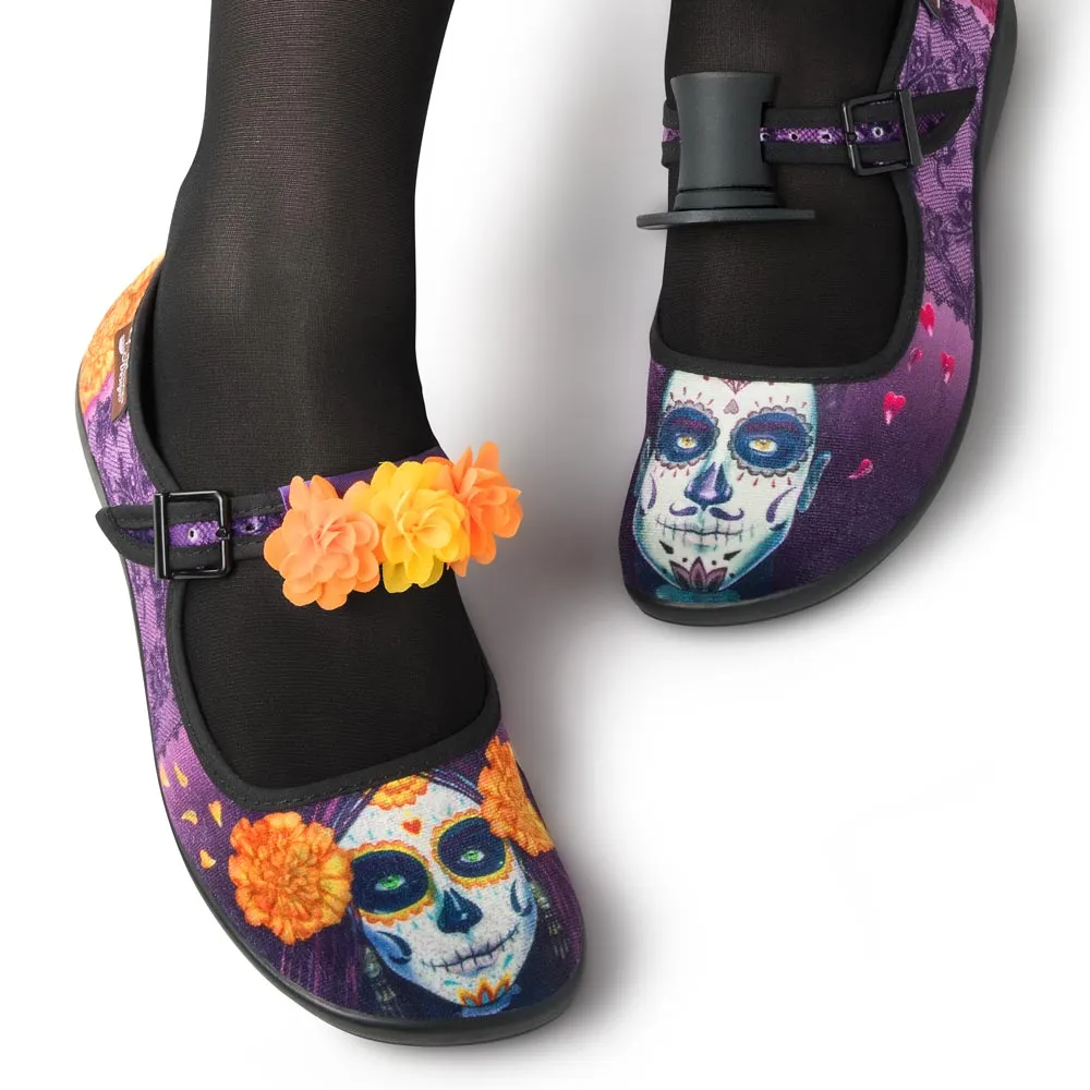 Chocolaticas® Dia de Muertos Women's Mary Jane Flat