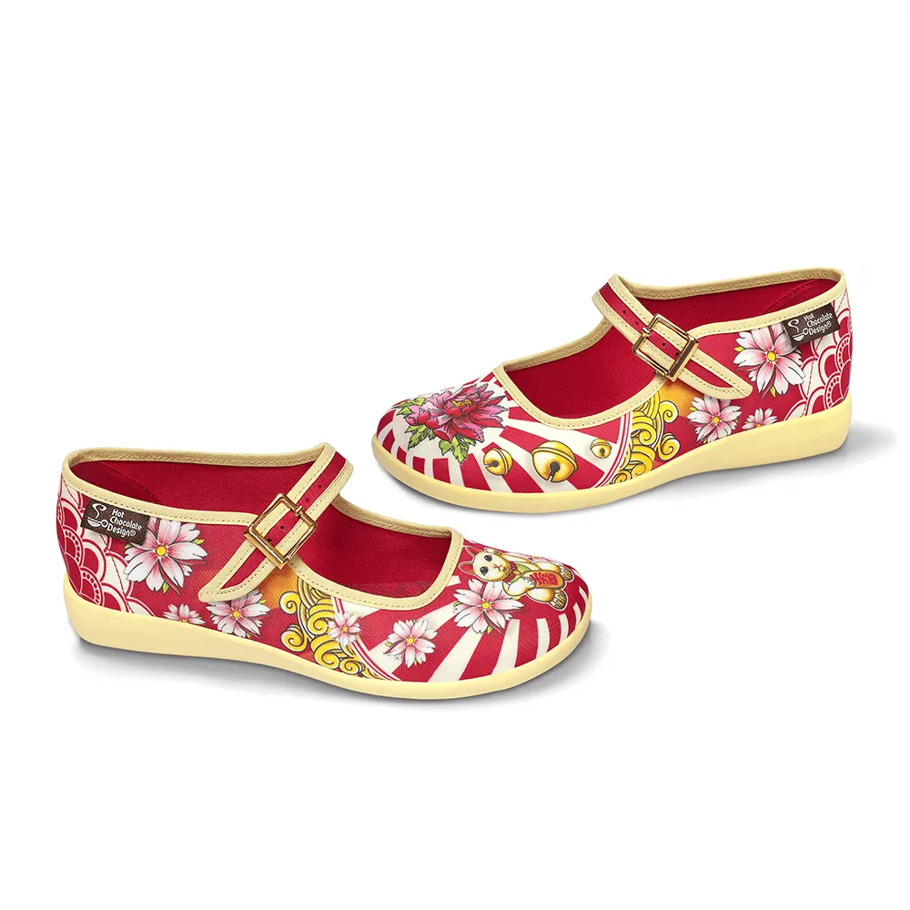 Chocolaticas® Neko Women's Mary Jane Flat