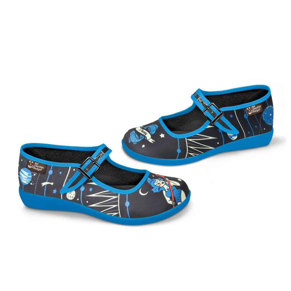 Chocolaticas® Pisces Women's Mary Jane Flat