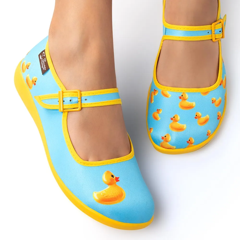 Chocolaticas® Rubber Duckie Women's Mary Jane Flat