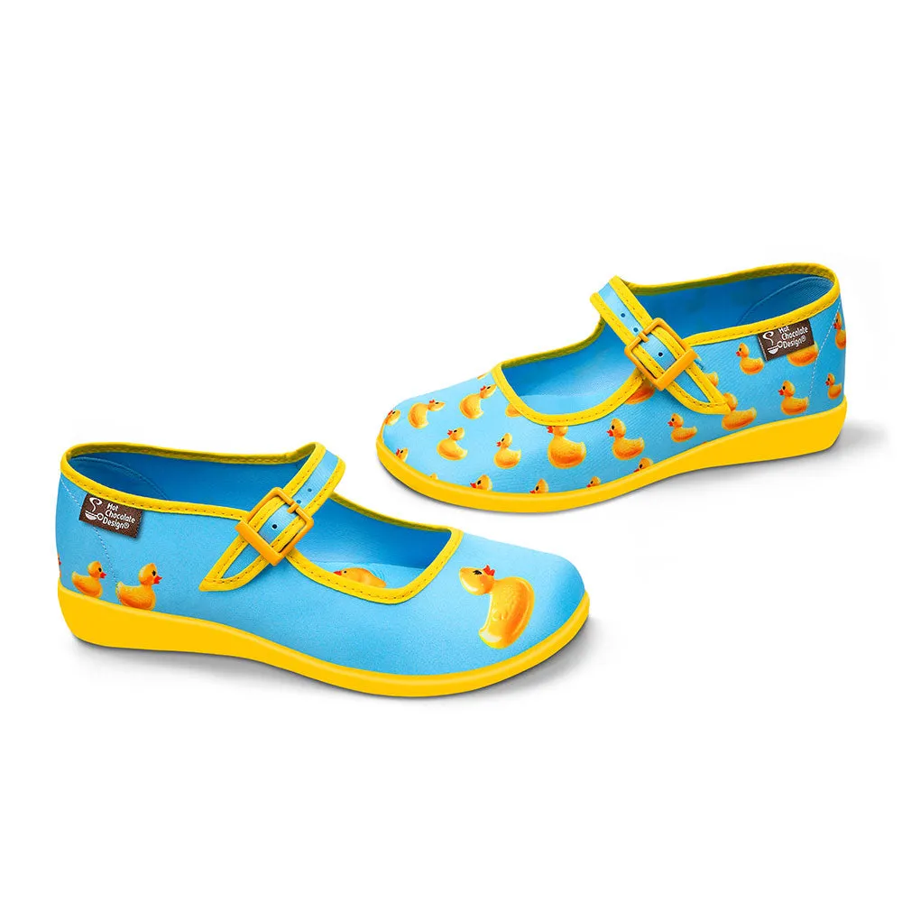 Chocolaticas® Rubber Duckie Women's Mary Jane Flat