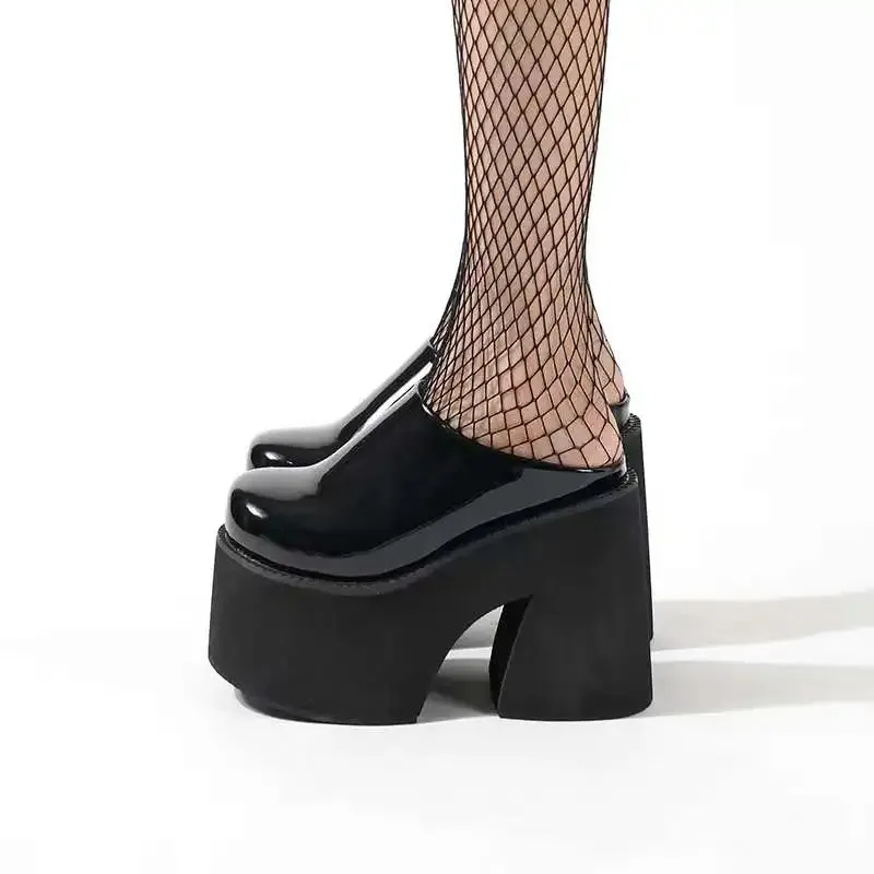 Chunky Heeled Platform Clogs