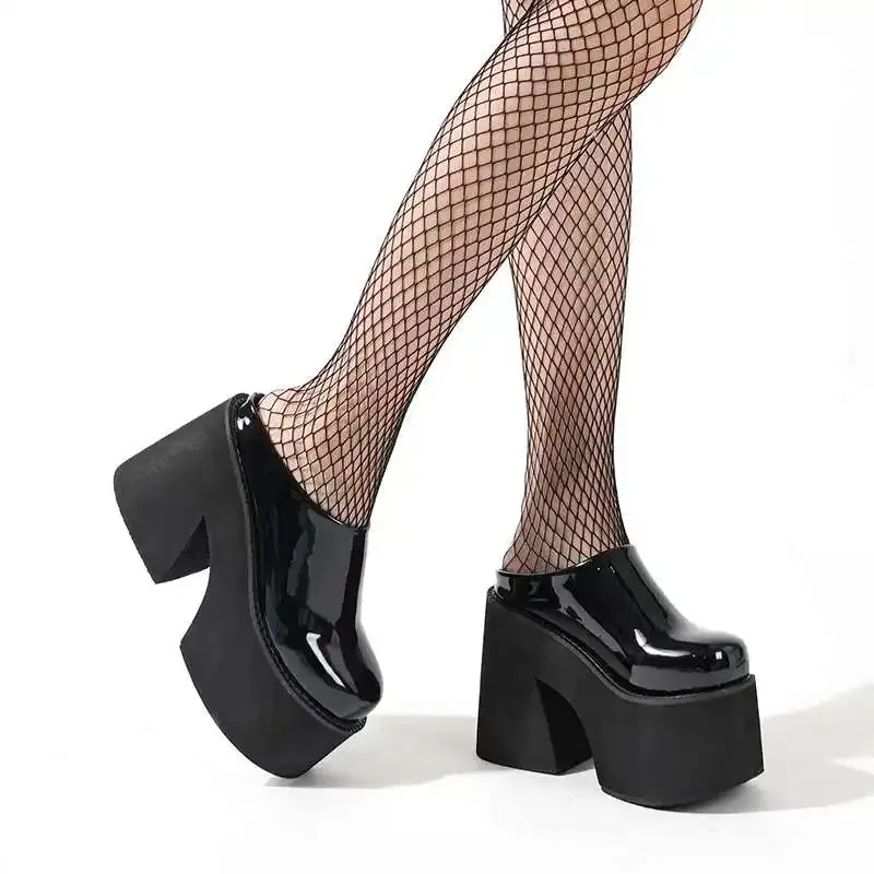 Chunky Heeled Platform Clogs