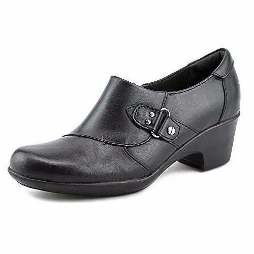 CLARKS Genette Harper Closed Toe Leather Clogs (Women)