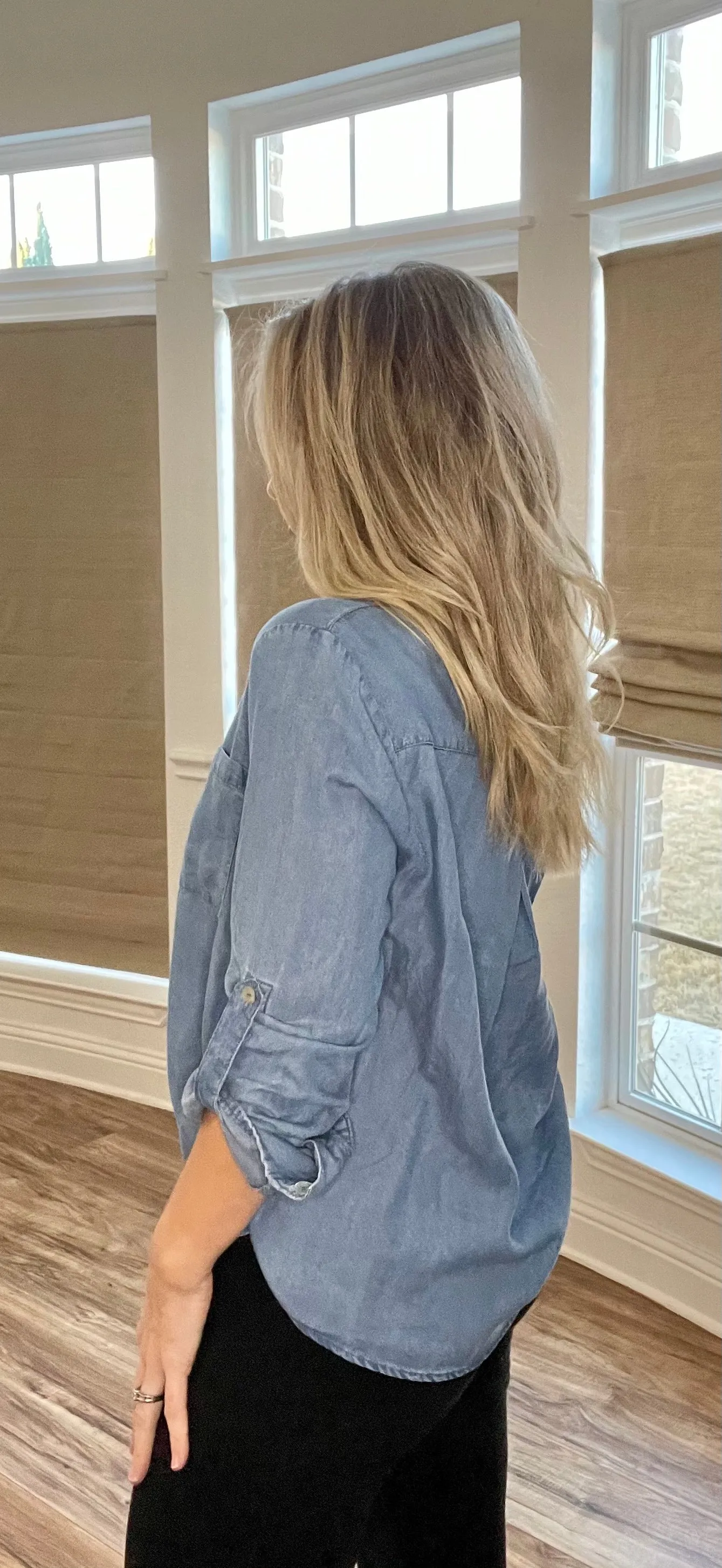 Darling Denim Blouse