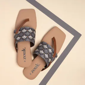 Deccan Bidri Side Toe Flats