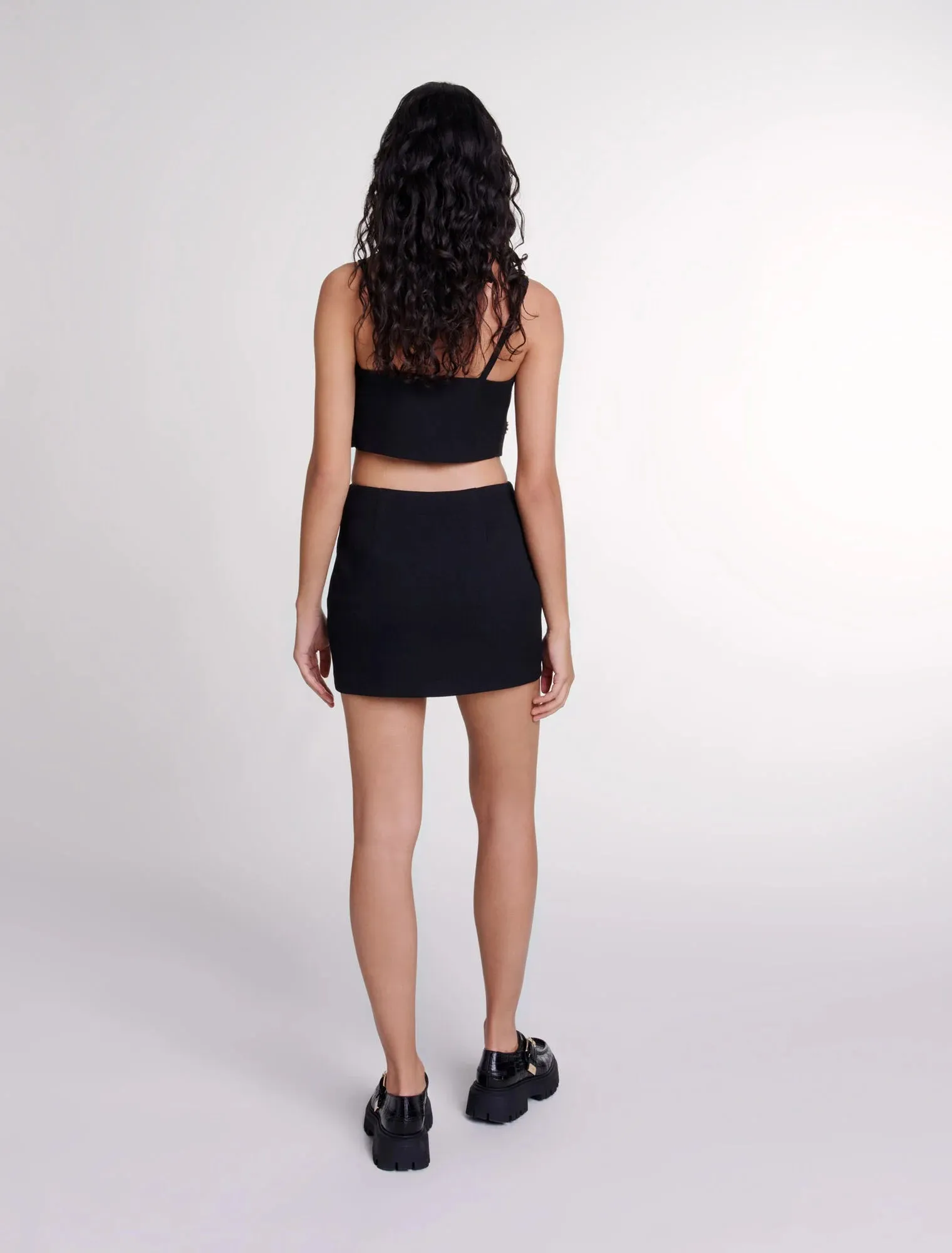 Diamanté effect skort