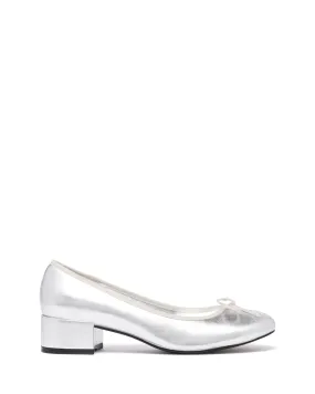 Diana Ballet Heel Silver