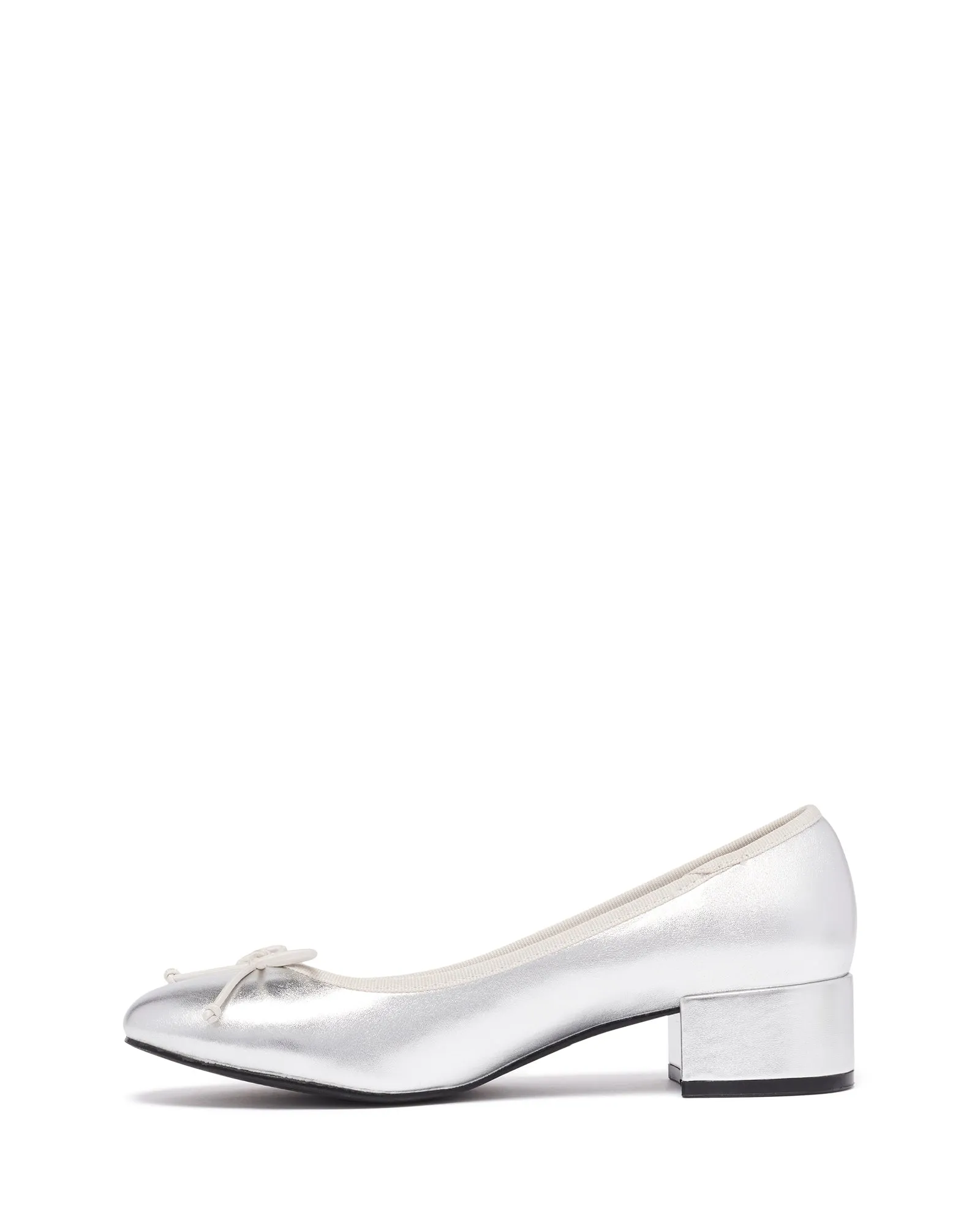 Diana Ballet Heel Silver