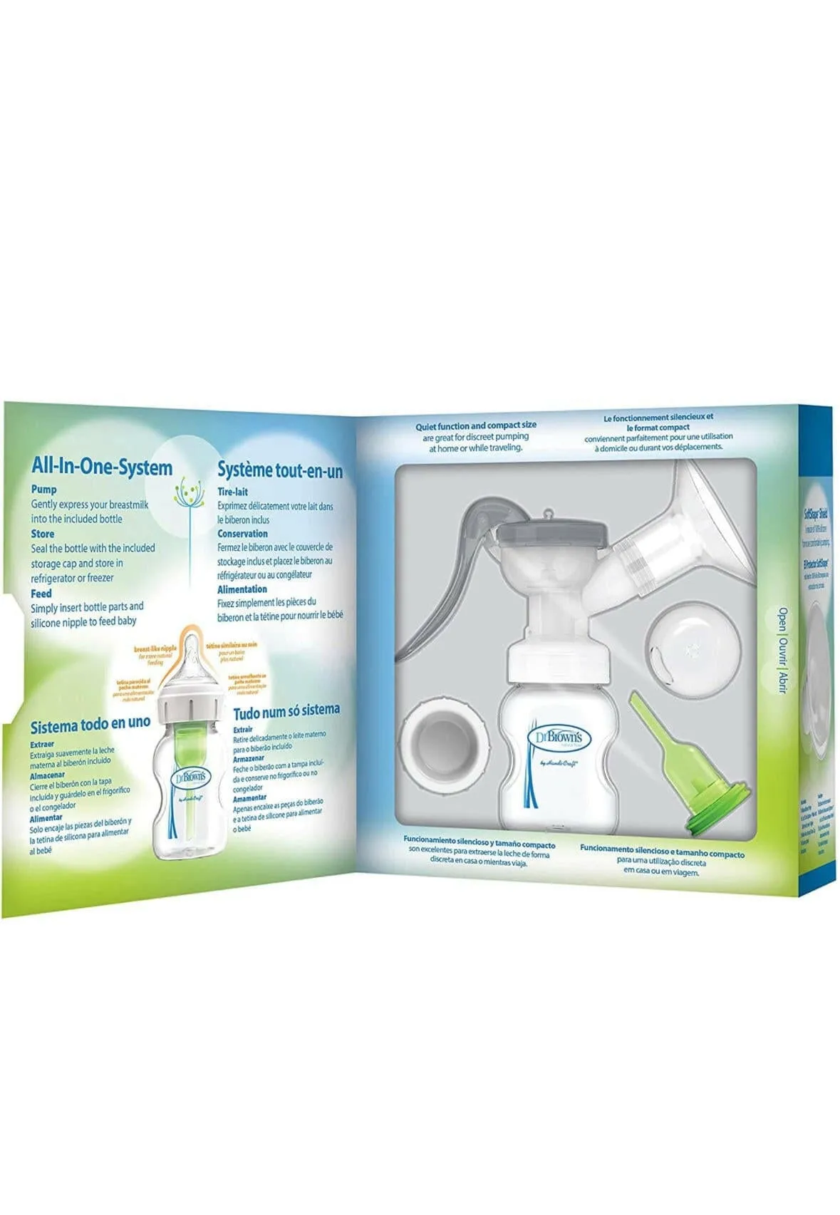 Dr. Brown's Manual Breast Pump with Softshape Silicone Shield