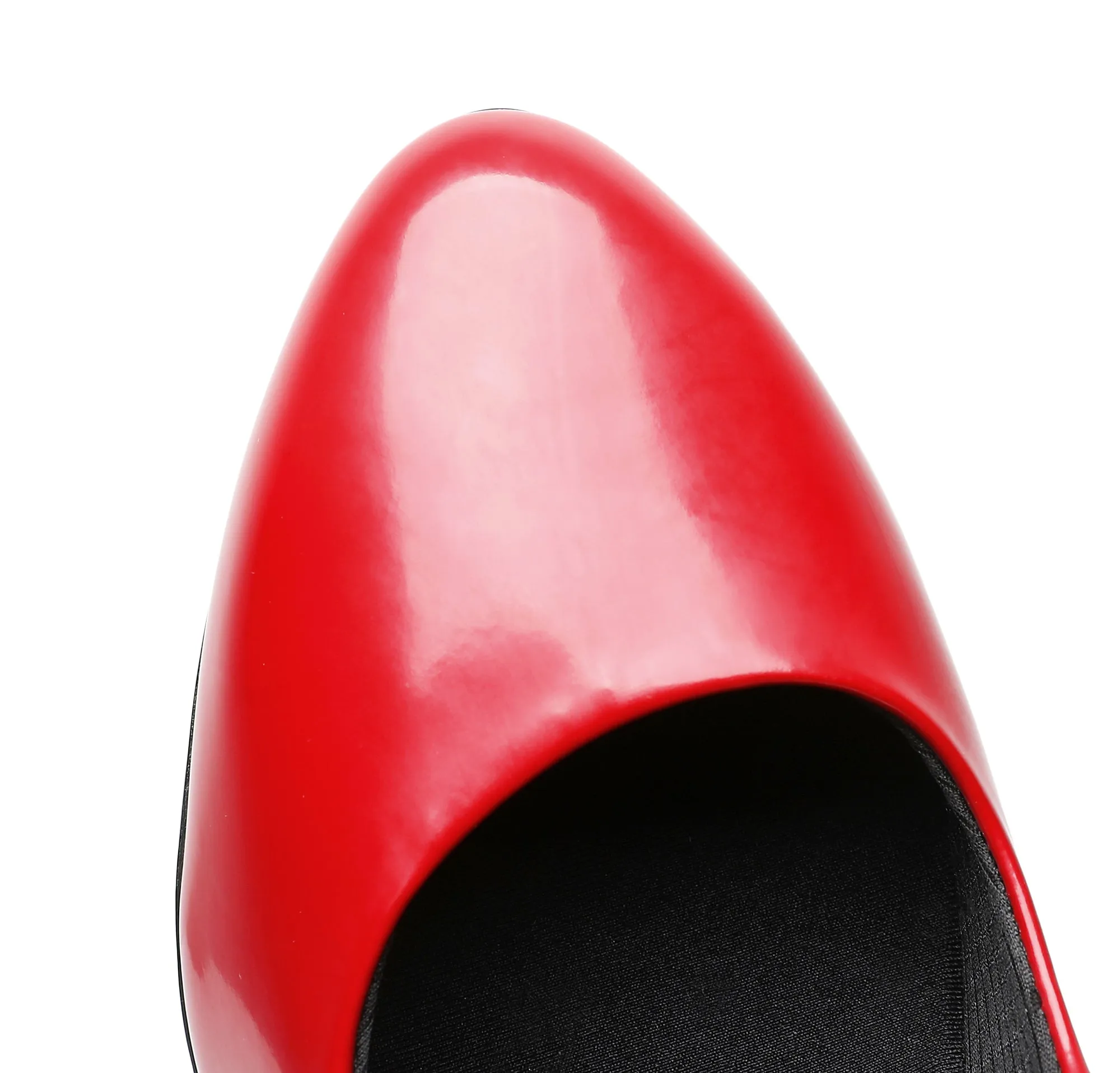 Fiery Red Patent Pumps (695.009)