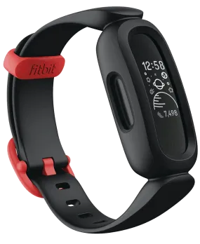 Fitbit Ace 3 | Black & Sport Red