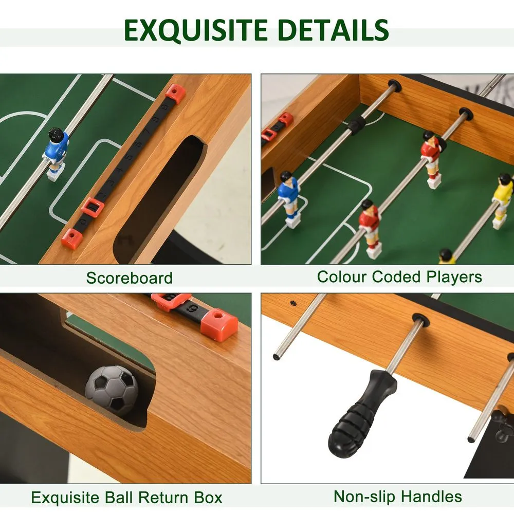 Folding Football Gaming Table for Family Fun - HOMCOM