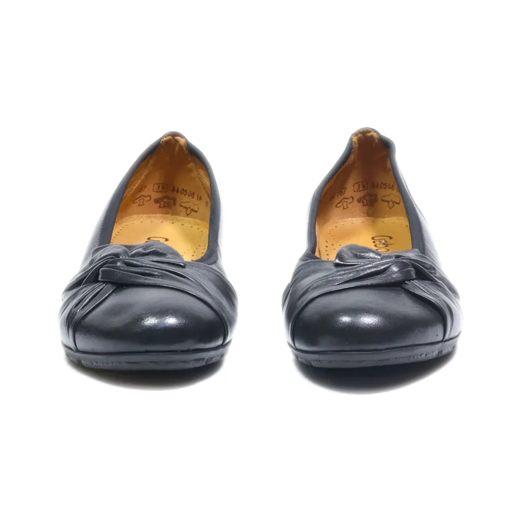 Gabor Ballerinas Leather Black Colour For Women