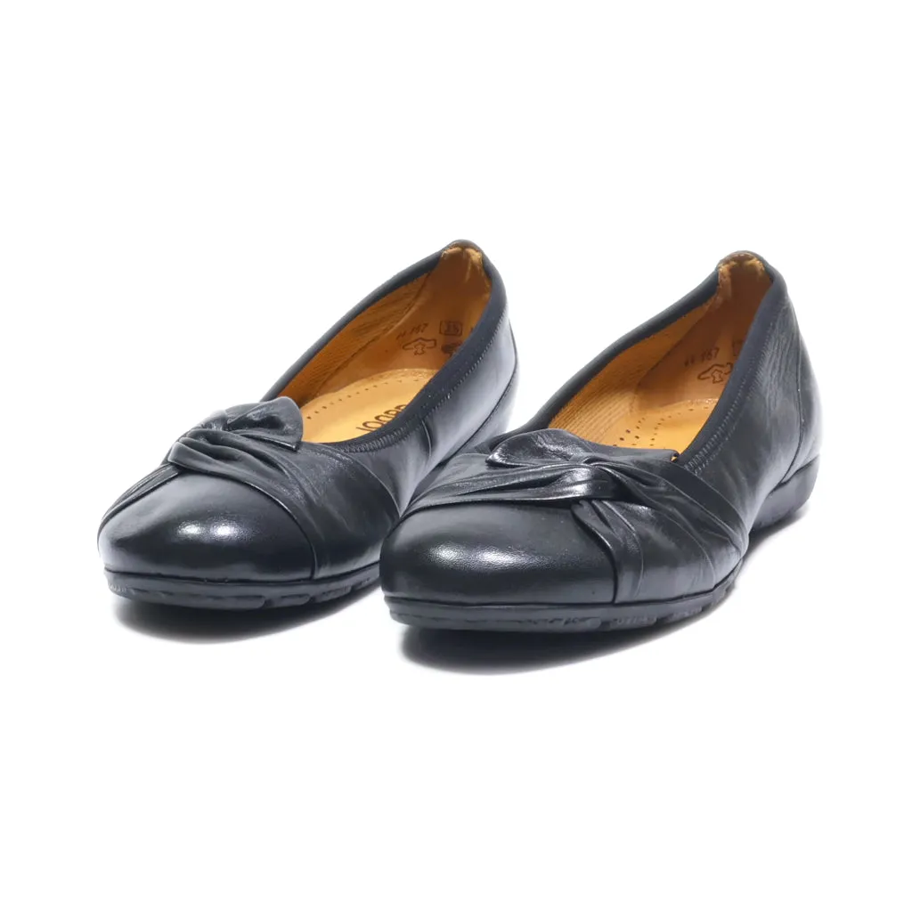 Gabor Ballerinas Leather Black Colour For Women