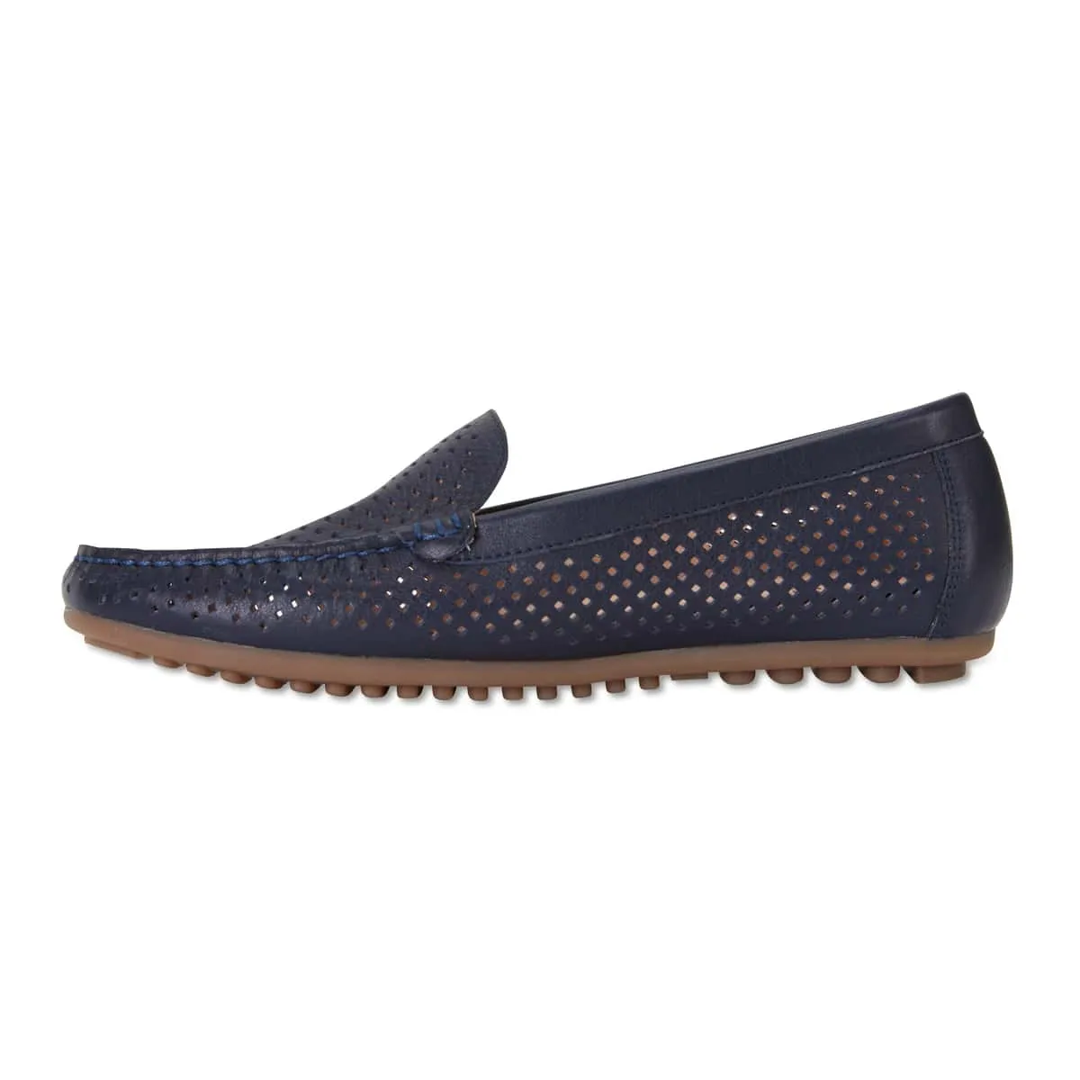 Gabriel Loafer in Navy Leather