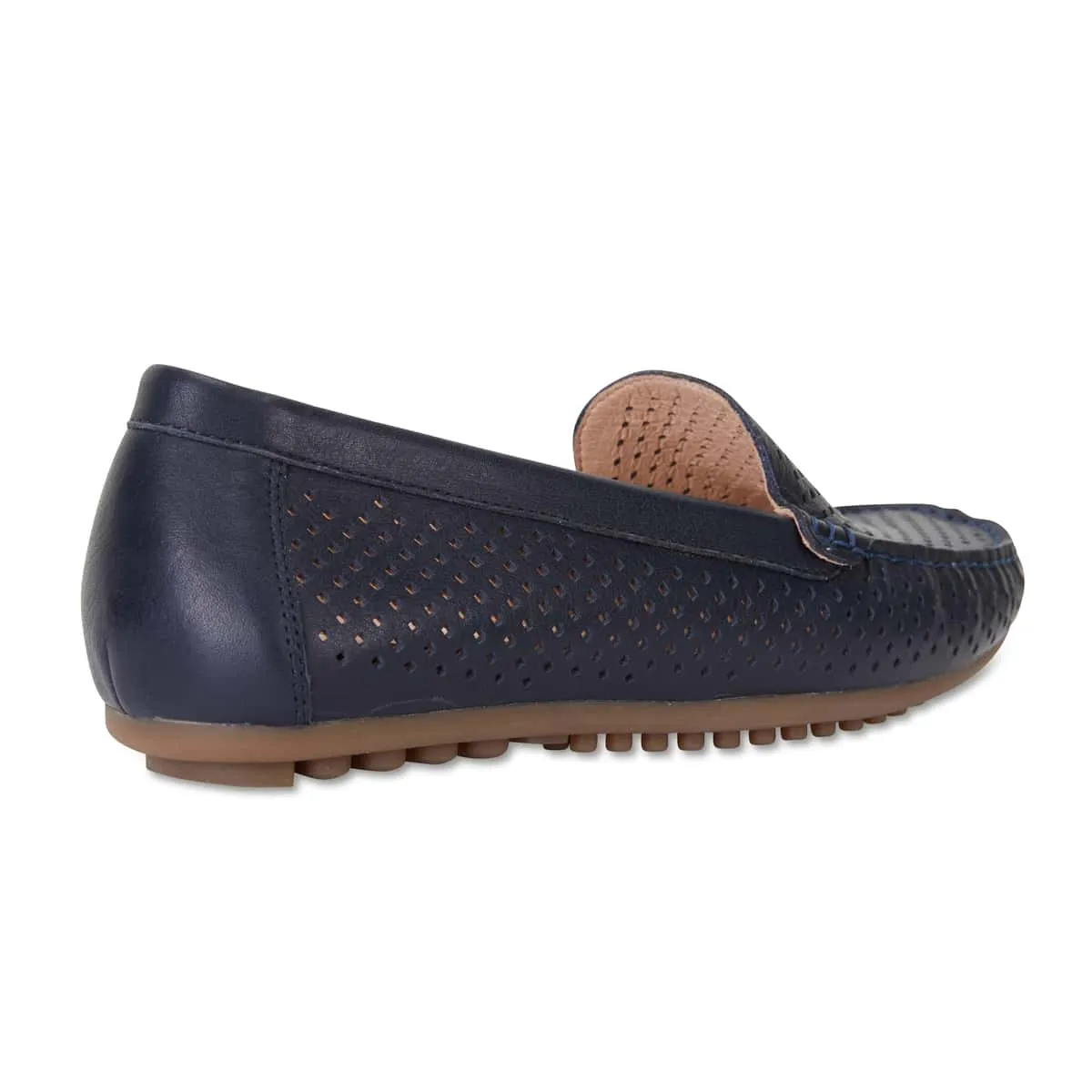 Gabriel Loafer in Navy Leather