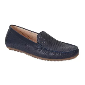 Gabriel Loafer in Navy Leather