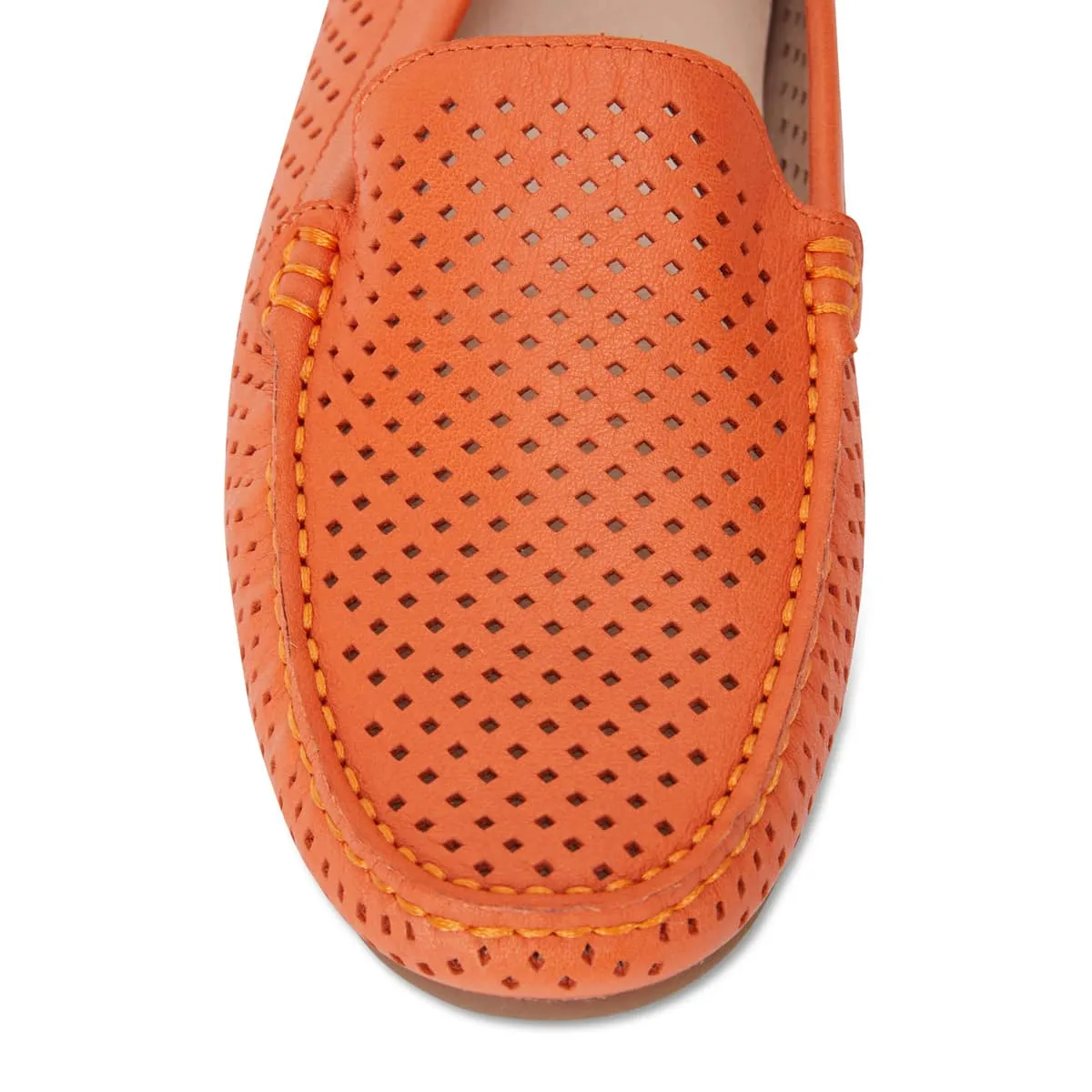 Gabriel Loafer in Orange Leather