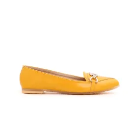 Girls Yellow Formal Pumps KD0616